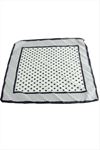 Benekli Zr Saten Fular 50*50 cm - Lacivert