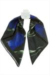 Zr Saten Fular 50*50 cm - Mavi