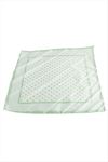 Benekli Zr Saten Fular 50*50 cm - Su Yeşili