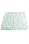 Benekli Zr Saten Fular 50*50 cm - Mavi