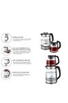 Sinbo 2'si 1 Arada Çaycı - Kettle - 2.0L + 1.2L Kapasite - Cam Gövde