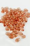 6*8 mm Oval Cam Boncuk 1 KG - Kahverengi