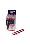 Tükenmez Kalem - Kırmızı Renk - 1.0 mm Medium Uç