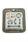 Piercing Set 11 Adet - Siyah