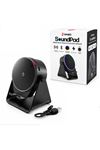 SoundPad Bluetooth Hoparlör - İndüksiyon Temas Özellikli - Telefon Standlı - Type-C Şarj - RGB Ambiyans Aydınlatma