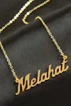 Melahat İsimli Kolye (Kişiye Özel) - Sarı