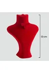 13 cm Takım Manken Anfora Kumaş - Kırmızı