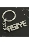 Asiye İsimli Anahtarlık - Gümüş Rengi