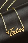 Fatoş isimli kolye (Kişiye Özel) - Sarı