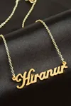 Hiranur isimli kolye (Kişiye Özel) - Sarı