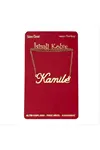 Kamile isimli kolye (Kişiye Özel) - Sarı