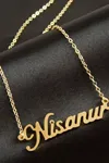 Nisanur isimli kolye (Kişiye Özel) - Sarı