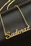 Sudenaz isimli kolye (Kişiye Özel) - Sarı
