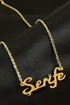 Şerife isimli kolye (Kişiye Özel) - Sarı
