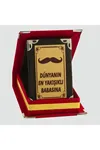 Dünyanın En Yakışıklı Babasına Plaketi - Kırmızı