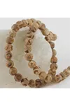 Tibet Akik Taşı Mat 8 mm - Açık Kahverengi