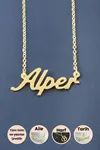 Alper İsimli Kolye - Sarı
