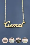 Cemal İsimli Kolye - Sarı