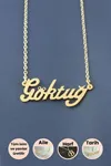 Göktuğ İsimli Kolye - Sarı