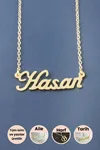Hasan İsimli Kolye - Sarı