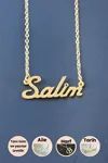 Salim İsimli Kolye - Sarı