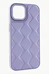 iPhone 12 Pro Prizma Desenli Lüx Liza Kılıf - Lila
