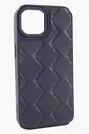 iPhone 14 Pro Max Prizma Desenli Lüx Liza Kılıf - Mor