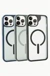 iPhone 14 Pro Max Lüx Magsaff Kapak Kılıf - Siyah