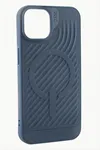 iPhone 14 Pro Max Lüx Magsaff Gear Silikon Kılıf - Mavi