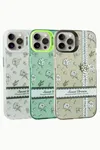 iPhone 15 Pro Max Gül Lüx Sweet Silikon Kılıf - Gri