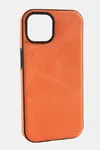 iPhone 15 Pro Max Nubuk Lüx Velvet Silikon Kılıf - Turuncu
