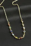 Nazarlı Mineli Kolye - Karışık Renk 1
