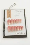 Mina Beauty Kedi Gözü Takma Tırnak - Açık Kahverengi