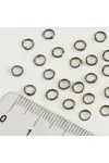 4*6 Lak Kaplama Metal Halka 25 Gram - Gümüş Rengi