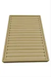 Dik Sosisli Anfora Yüzük Kelepçe Standı 24*34 cm - Açık Kahverengi