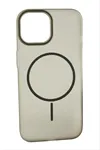 iPhone 12 Buzlu Magsaff Kapak Kılıf - Siyah