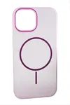 iPhone 11 Buzlu Magsaff Kapak Kılıf - Pembe