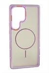 Samsung Glaxy S24U Magsaff Kapak Kılıf - Lila