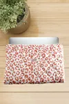 Leopar Desenli Labtop Bilgisayar Çantası 13*14 inç - Yavruağzı