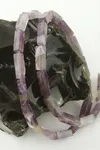 1,4 cm Dikdörtgen Boru Ametist Taşı - Mor