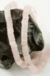 6 mm Disk Pembe Kuvars Taşı - Açık Pembe