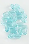 6*8 mm Oval Cam Boncuk 1 KG - Açık Mavi