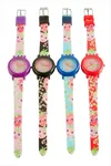 Çilek Desenli Çocuk Kol Saat - Beyaz