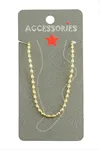 Oval Lüks Çelik Halhal - Sarı
