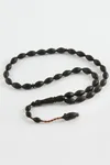 Fiber Tesbih 6*10 mm - Siyah