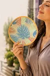 Kore Yelpaze 25 cm - Turuncu