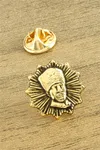 Atatürk Yaka Rozet - Sarı