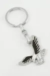 Kartal Metal Anahtarlık - Beyaz