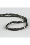 Rondela Hematit Taşı Minik 4 mm - Antrasit