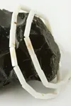 1,4 cm Boru Sedef Taşı - Beyaz